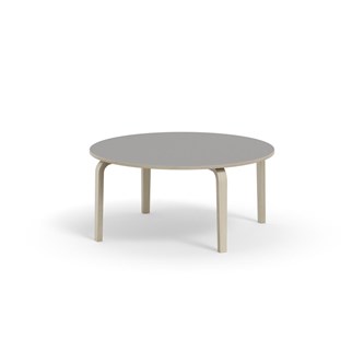 Bord Arcus FSC laminat vitpig. björk ø 120 cm