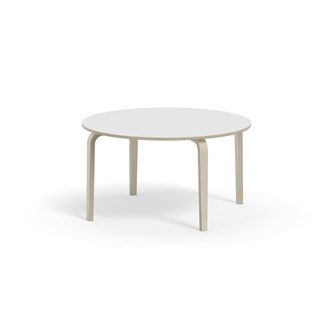 Bord Arcus FSC laminat vitpig. björk ø 120 cm