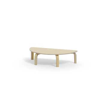 Bord Arcus FSC HPL björk halvrunt 120-60 cm