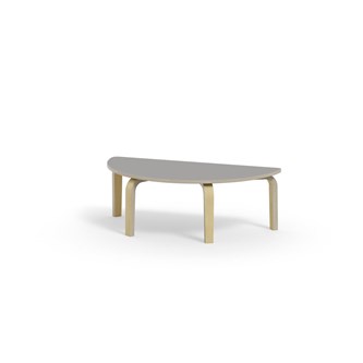 Bord Arcus FSC HPL björk halvrunt 120-60 cm