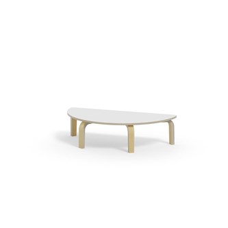 Bord Arcus FSC HPL björk halvrunt 120-60 cm