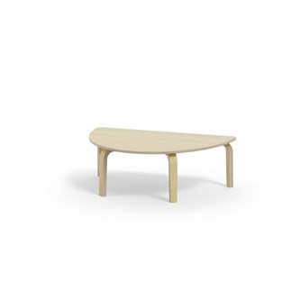 Bord Arcus FSC laminat björk halvrunt 120-80 cm