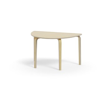 Bord Arcus FSC laminat björk halvrunt 120-80 cm