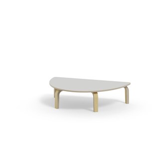 Bord Arcus FSC laminat björk halvrunt 120-80 cm