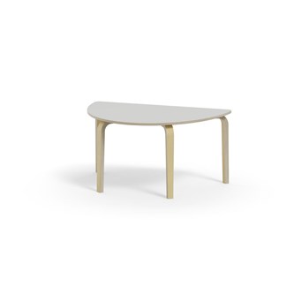 Bord Arcus FSC laminat björk halvrunt 120-80 cm