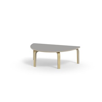 Bord Arcus FSC laminat björk halvrunt 120-80 cm