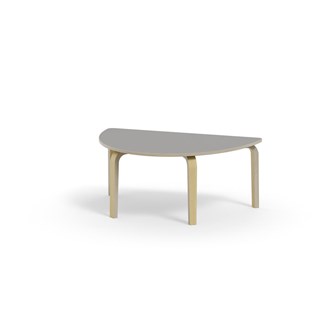 Bord Arcus FSC laminat björk halvrunt 120-80 cm