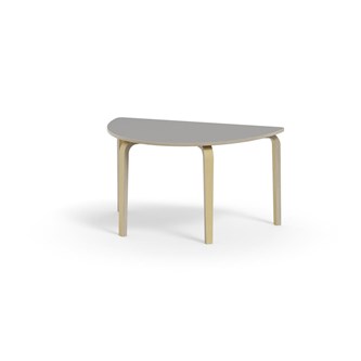 Bord Arcus FSC laminat björk halvrunt 120-80 cm