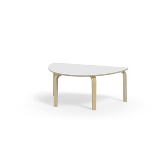 Bord Arcus FSC laminat björk halvrunt 120-80 cm