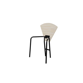 Bord Divis plywood svart stativ