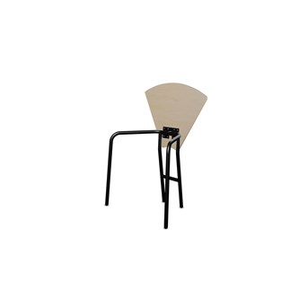 Bord Divis plywood svart stativ