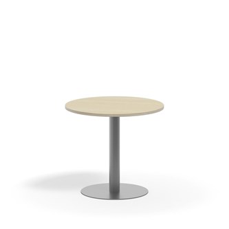 Pelarbord Pilastro FSC BX ø 70 cm akustiklaminat silverstativ