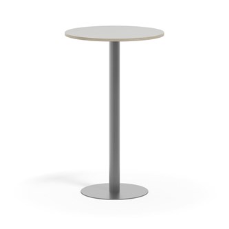 Pelarbord Pilastro FSC BX ø 70 cm akustiklaminat silverstativ