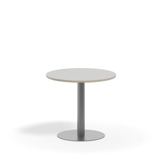 Pelarbord Pilastro FSC BX ø 70 cm akustiklaminat silverstativ