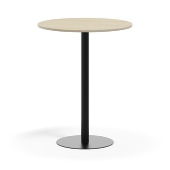 Pelarbord Pilastro FSC BX ø 90 cm HPL svart stativ