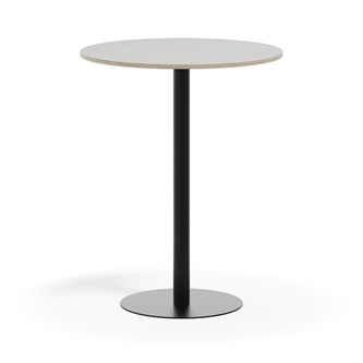 Pelarbord Pilastro FSC BX ø 90 cm HPL svart stativ