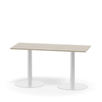 Pelarbord Pilastro FSC BX 120x50 cm akustiklaminat vitt stativ