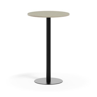 Pelarbord Pilastro BX ø 70 cm akustik linoleum svart stativ