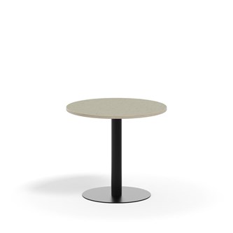 Pelarbord Pilastro BX ø 70 cm akustik linoleum svart stativ