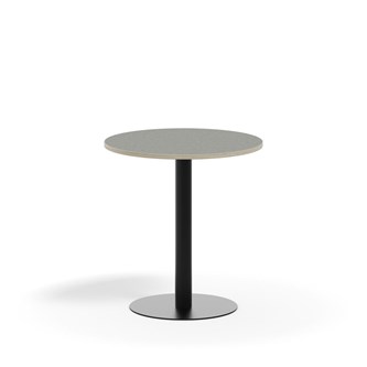 Pelarbord Pilastro BX ø 70 cm akustik linoleum svart stativ