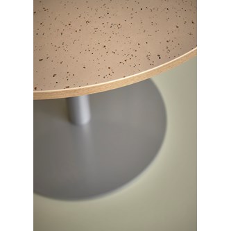 Pelarbord Pilastro BX ø 90 cm akustik linoleum silverstativ