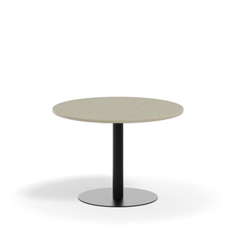 Pelarbord Pilastro BX ø 90 cm akustik linoleum svart stativ