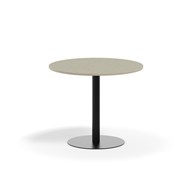 Pelarbord Pilastro BX ø 90 cm akustik linoleum svart stativ