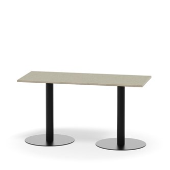 Pelarbord Pilastro BX 120x50 cm akustik linoleum svart stativ