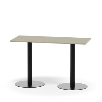 Pelarbord Pilastro BX 120x50 cm akustik linoleum svart stativ