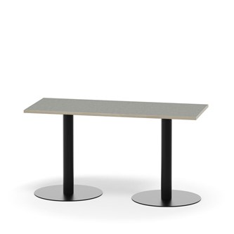 Pelarbord Pilastro BX 120x50 cm akustik linoleum svart stativ