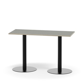 Pelarbord Pilastro BX 120x50 cm akustik linoleum svart stativ