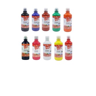 Akrylfärg, 10 olika färger