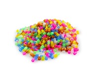 Rörpärlor transparenta, 6000-pack