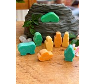 Lekfigurer Sagoväsen av sten