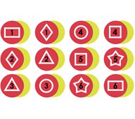 Pedagogiskt material Spordas Memory med markeringsplattor 140894