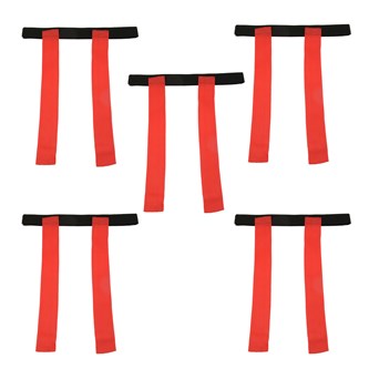 Fånga flaggan röd, 5-pack