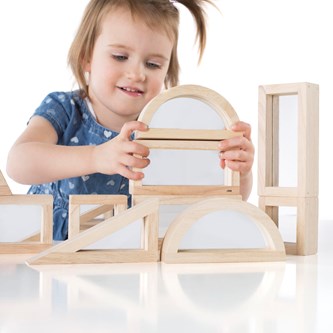 Spegelklossar 10-pack