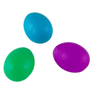 Stressbollar 3-pack, äggformade