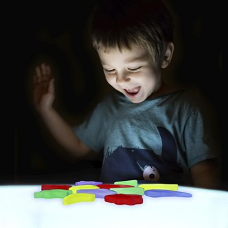 Lärstenar för ljusbordet 48-pack