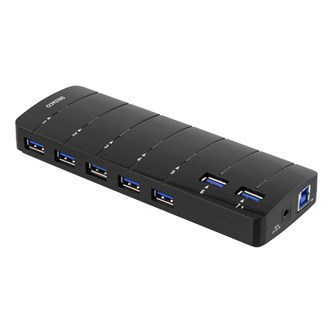 USB 3.0 laddningshubb, 7 st portar Typ USB A