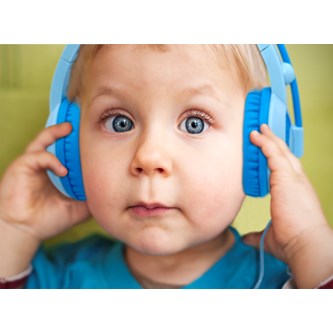 AVID Hörlur/headset AE-25 för barn