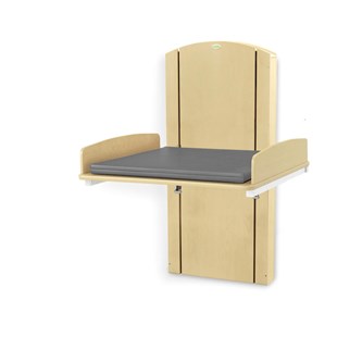 Lyfta skötbord vägg