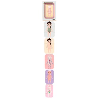 EDUCO Lager på lager-pussel, Flicka