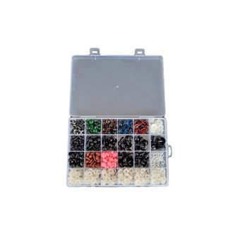 Djurögon och nosar för textil, 280 delar