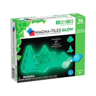 Magna-Tiles Glow, 16 delar