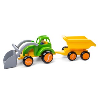 Traktor med vagn jumbo