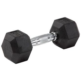 Master fitness hexagonal hantel, 7 kg