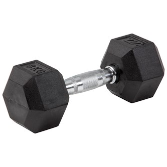 Master fitness hexagonal hantel, 8 kg