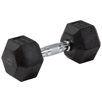 Master fitness hexagonal hantel, 10 kg