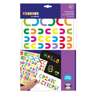 Stickers gör din bokstav